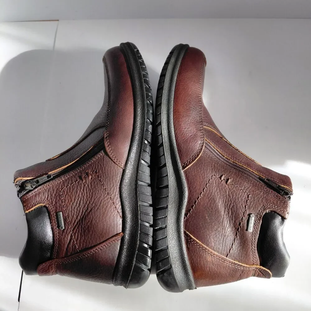 Ara Ruben Ankle Utility Boot Gore Tex Brown Leather Made In Italy Men’s Size 9.5